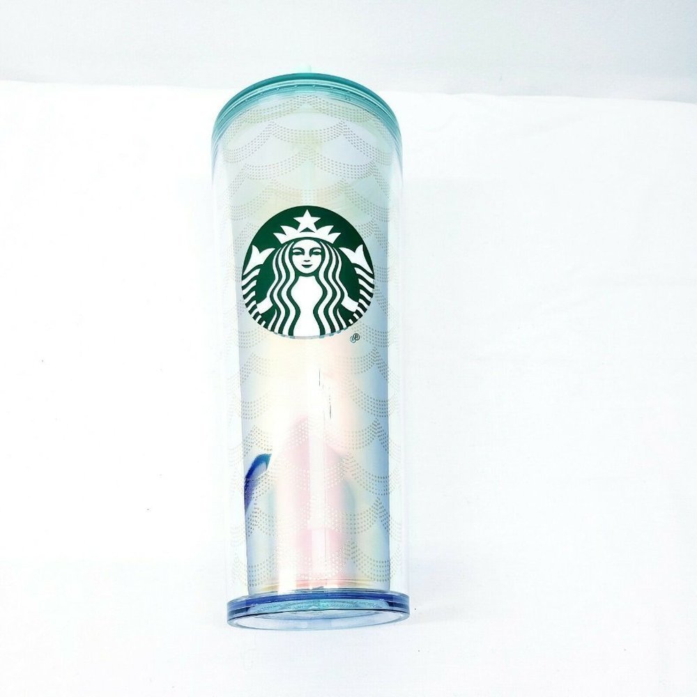 Starbucks Acrylic Iridescent Rainbow Siren Scales - Picture 4 of 6